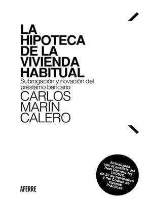 cover image of La hipoteca de la vivienda habitual